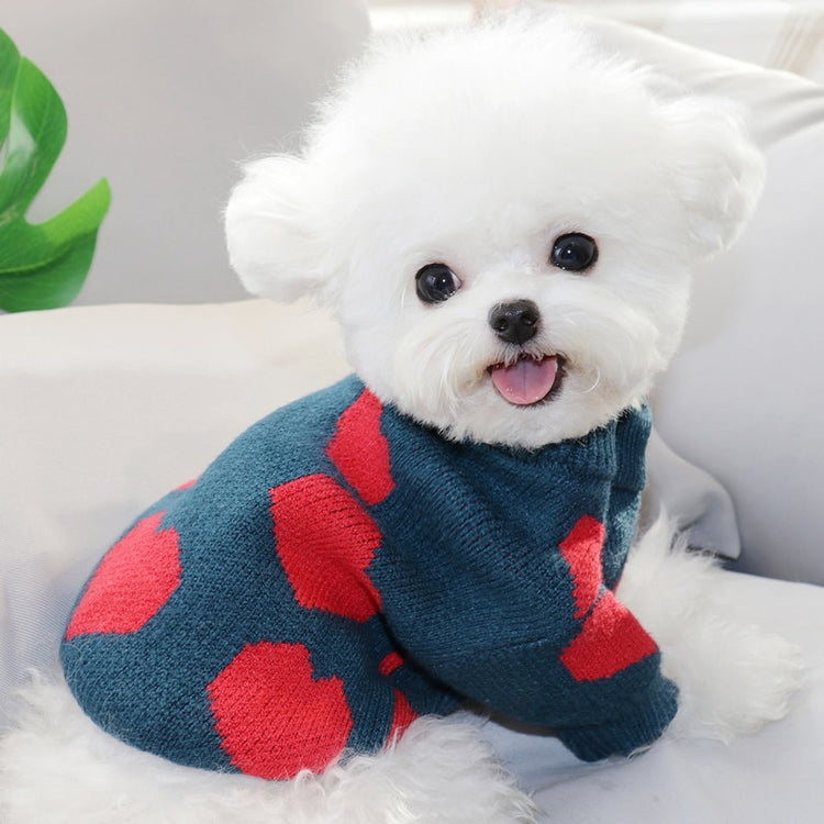 Teal Hearts Jumper