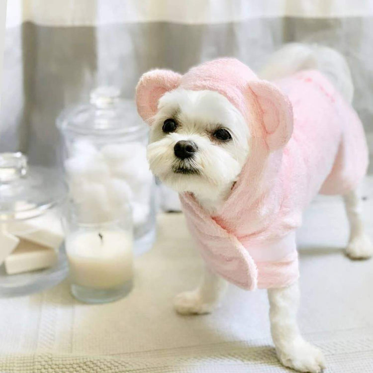 Strawberry Milk Drying Bathrobe