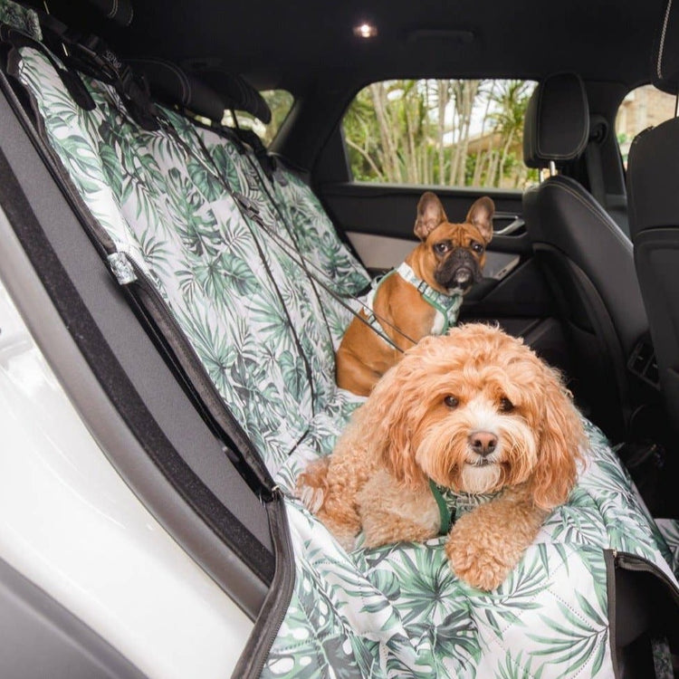 Premium Hammock Car Seat Cover - Paradise Palm