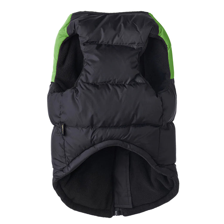 Green & Black Padded Back Clip Vest