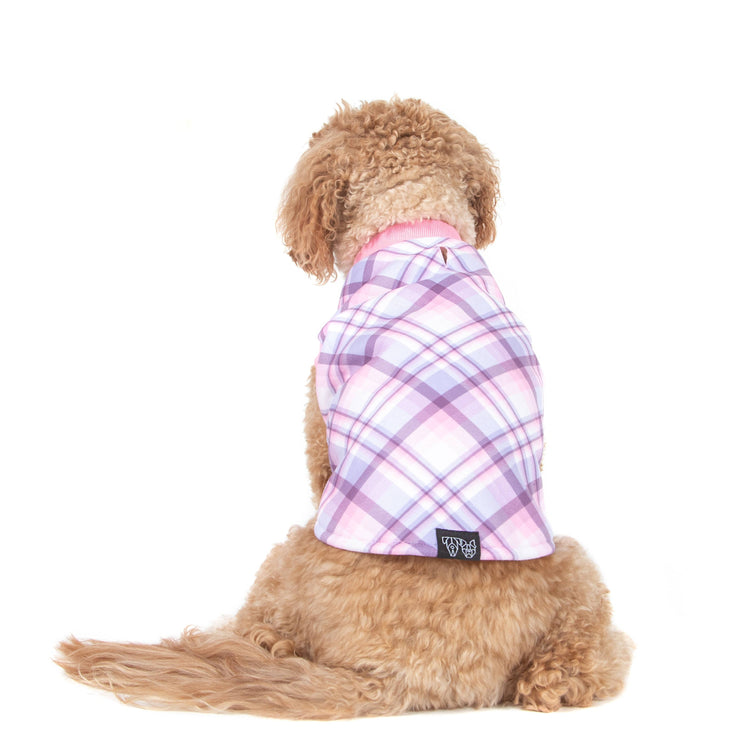 Purple & Pink Plaid Fleece