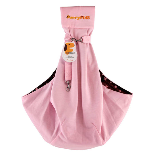 Pink Reversible Puppy Sling