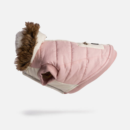 Pink Quilted Puffer