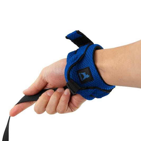 Blue Mesh Handsfree Wristband Lead