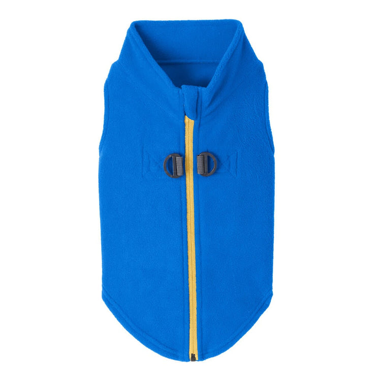 Blue Zip & Clip Fleece