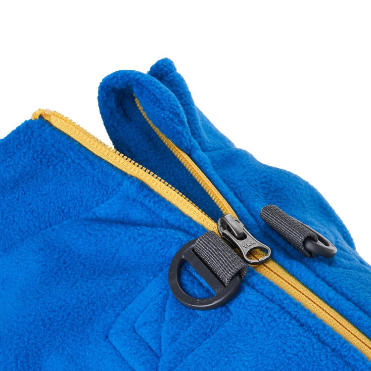 Blue Zip & Clip Fleece