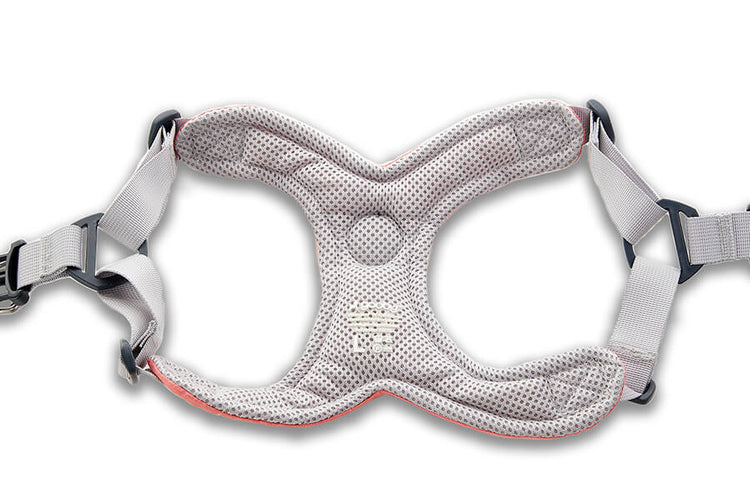 Memory Foam Step-In Harness - Coral