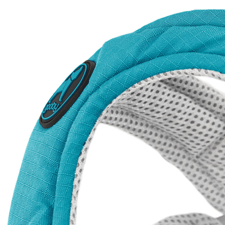 Memory Foam Step-In Harness - Turquoise