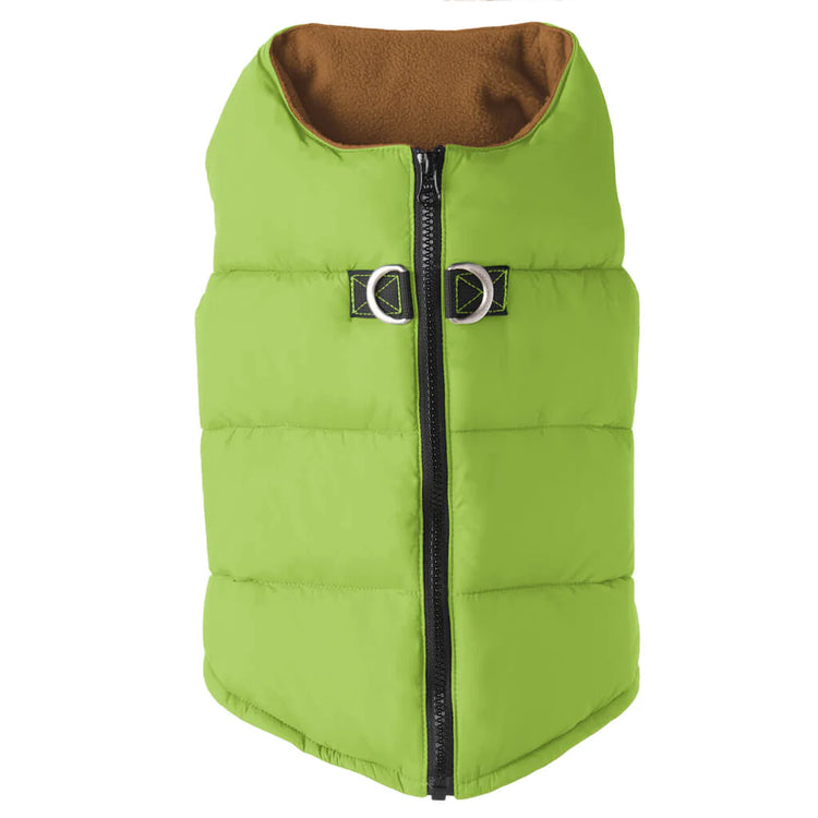 Green Padded Back Clip Vest