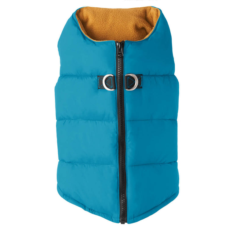Turquoise Padded Back Clip Vest