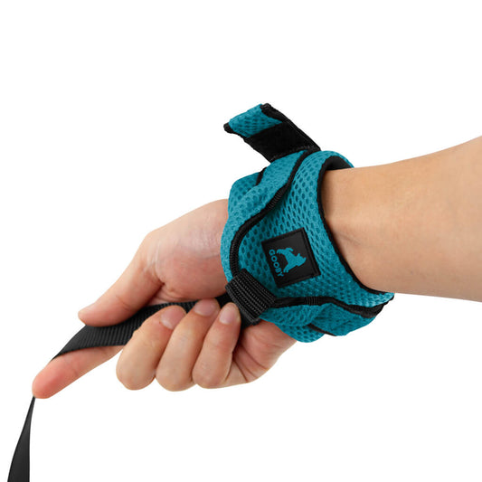 Turquoise Mesh Handsfree Wristband Lead