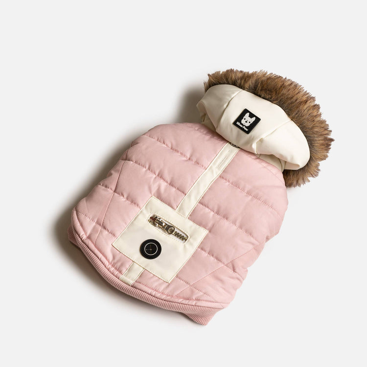 Pink Quilted Puffer