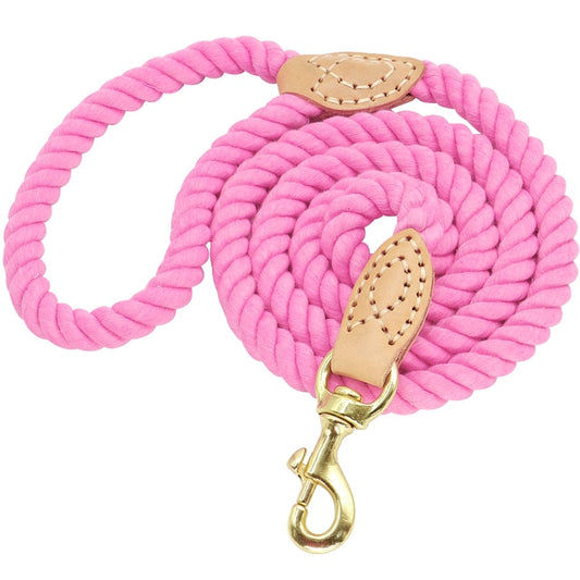 Pretty Pink Rope Lead