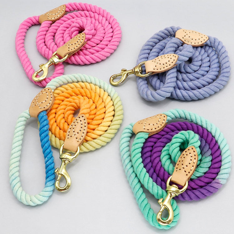 Pretty Pink Rope Lead